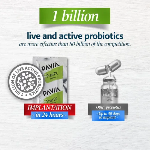 Miniatura 6 de Pavia Bio-Gel de probióticos vivos con fibra FreeTX Probióticos y prebióticos Apoyo digestivo 1 mil millones de cultivos vivos Sabor a