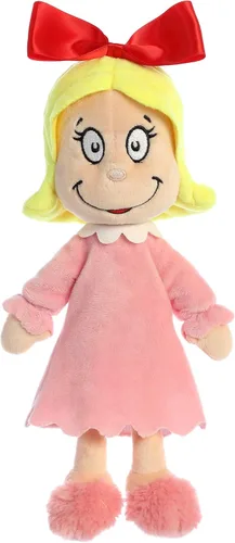 Aurora® - Peluche de Dr. Seuss™ Cindy Lou Who - Peluche oficialmente licenciado para juego imaginativo - Perfecto para niños y adultos - Multicolor