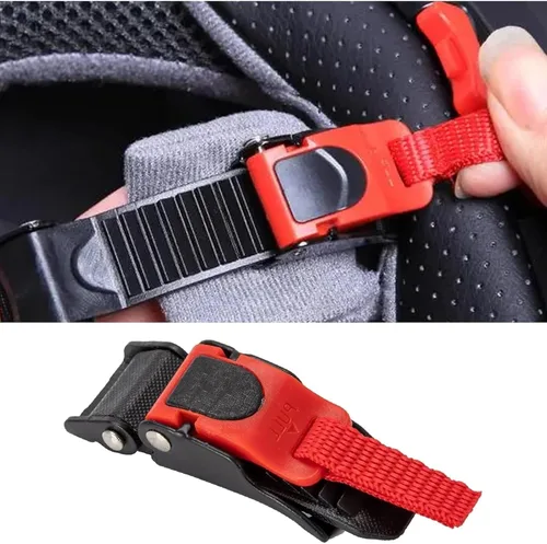 Miniatura 5 de Kit de hebilla de liberación rápida para casco, clip de velocidad de plástico, correa de barbilla de liberación rápida, botón, hebilla de tracción