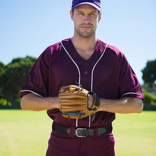Miniatura 3 de AWAYTR Cinturón de béisbol para adultos y jóvenes, cinturones elásticos ajustables para sóftbol para niños y niñas