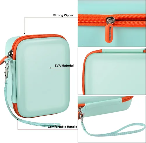 Miniatura 4 de casmilee Funda de viaje compatible con Yoto Mini – Reproductor de audio y música para niños, bolsa de soporte para altavoces de niños, reproduce