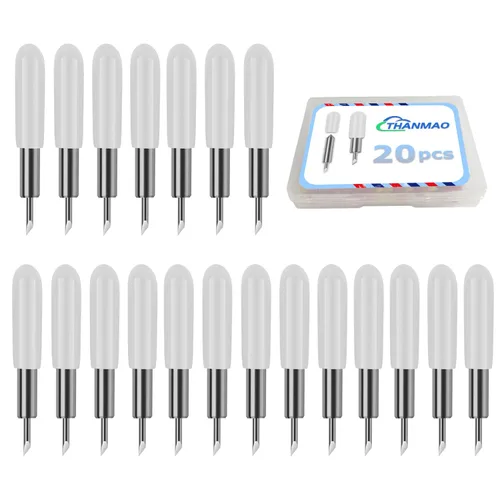 Miniatura 6 de THANMAO 10 cuchillas de corte de repuesto compatibles con Joy/Joy Xtra, corte de tela de vinilo de carburo estándar compatible con Joy Machine