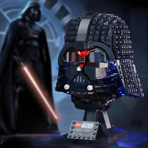 Miniatura 3 de LIGHTAILING Juego de luces para casco Darth Vader modelo de bloques de construcción - Kit de luces LED compatible con Lego 75304 - No incluye