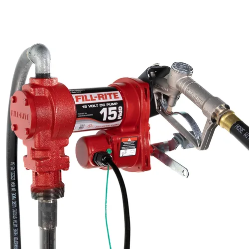 Miniatura 10 de Fill-Rite FR1204H - Bomba de transferencia de combustible de 12 V, 15 GPM (modelo sólo bomba) Gasolina, diésel, queroseno, mezclas de etanol