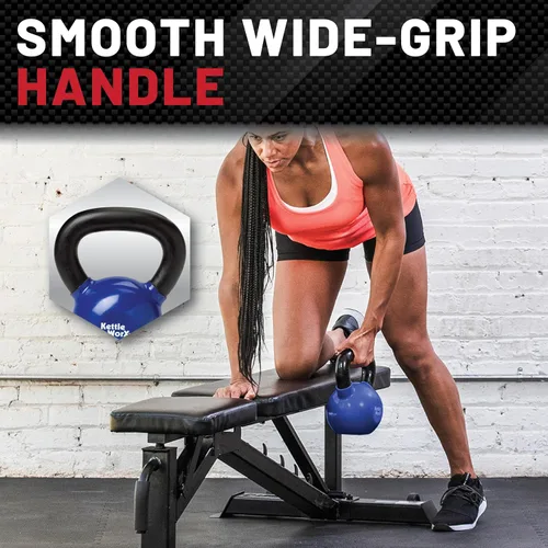 Miniatura 6 de Kettleball Weight para entrenamiento de fuerza, acondicionamiento y fitness