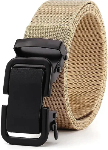 Miniatura 9 de Cinturón táctico para hombre, de liberación rápida, estilo militar, para senderismo, trabajo, deportes, cinturón ajustable y transpirable