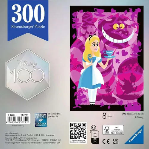 Miniatura 2 de Ravensburger - Rompecabezas de coleccionista de Disney para adultos y niños - 300 piezas - Alice - A partir de 8 años - Calidad premium fabricado