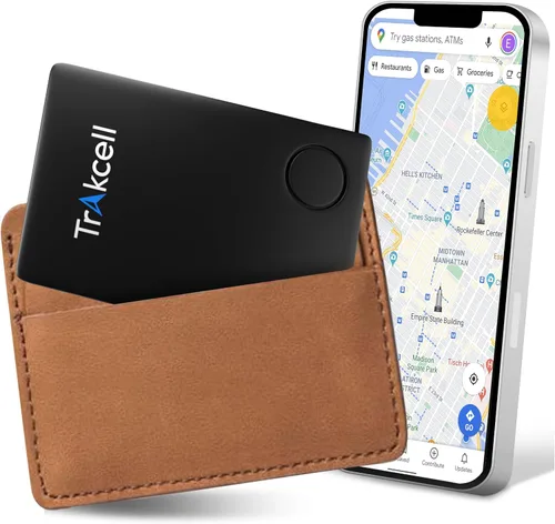 Tarjeta de seguimiento de cartera fina, buscador de cartera, localizador inteligente Bluetooth para teléfono, etiquetas de equipaje, pasaporte,