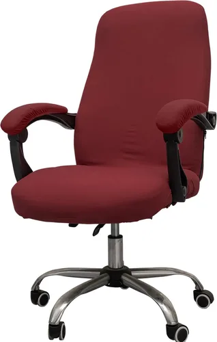 Miniatura 23 de Melaluxe - Funda elástica universal para silla de oficina, cubierta para silla de escritorio, fundas deslizantes para silla de computadora