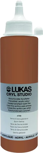 Miniatura 65 de Lukas CRYL Studio Artist - Pintura acrílica para artistas, Alizarín Carmesí, botella de 250 ml - Pinturas acrílicas de alto pigmento para pintar