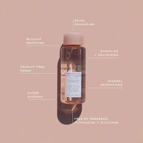 Miniatura 3 de Kristin Ess Champú Clarificante de Limpieza Profunda para Cabello Graso y Acumulación Tratamiento Purificante y Limpiador para Cabello Graso - Sin