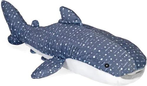 Wild Republic Ecokins, tiburón ballena, animal de peluche, 12 pulgadas, regalo para niños, juguete de peluche, hecho de botellas de agua recicladas