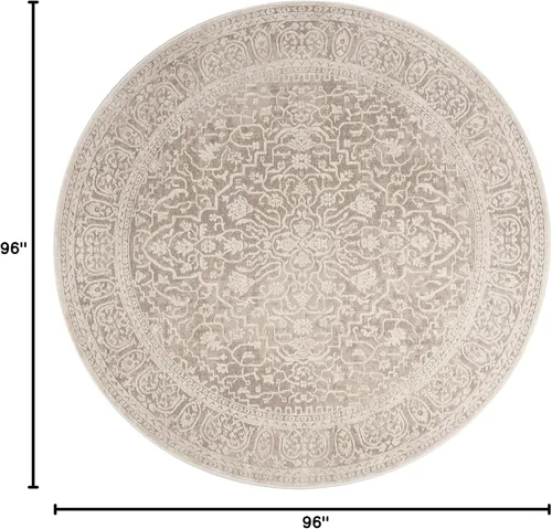 Miniatura 64 de SAFAVIEH Alfombra 10x14 - Colección Reflection - Grande - Beige y Crema, Sin Desprendimiento y Fácil Limpieza, Ideal para Sala de Estar, Dormitorio