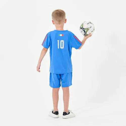 Miniatura 3 de BDONDON Camisetas de fútbol para niños y niñas, trajes de camiseta de entrenamiento de fútbol para niños y niñas, uniformes