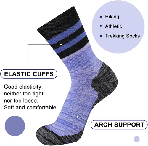 Miniatura 4 de Heatuff - Calcetines deportivos para mujer 6