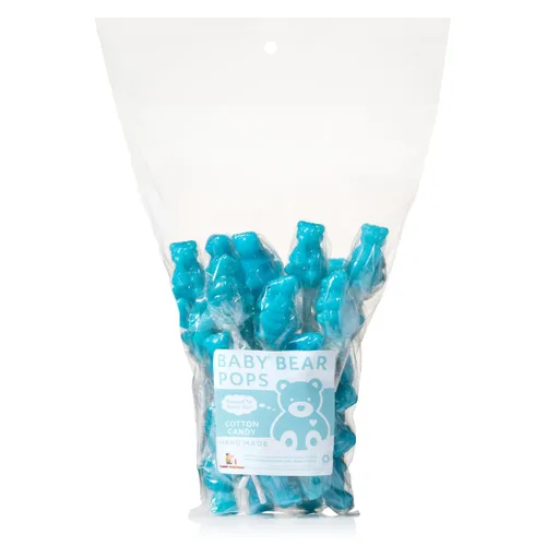 Miniatura 4 de Pink Bear Pops Lollipop Suckers: caramelos de oso bebé envueltos individualmente en un palo por Espeez - Bubble Gum Bears (24 unidades)