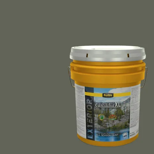 Miniatura 61 de Rodda Paint CASCADIA XL Pintura e imprimación satinada exterior en uno, cuarto de galón, Aquafir