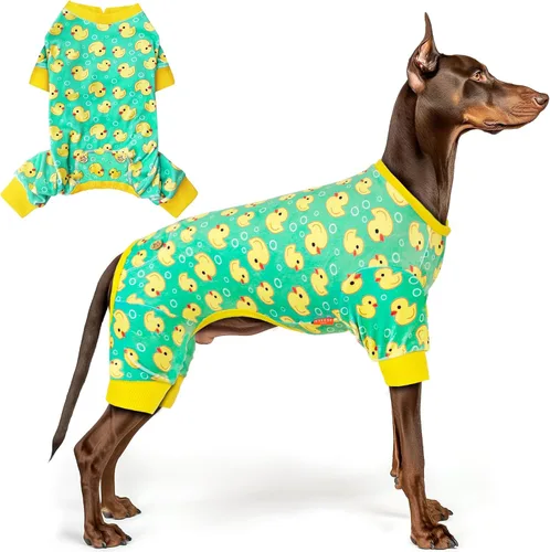 Miniatura 42 de KYEESE - Pijamas de terciopelo para perros y mascotas, ropa suave, abrigo para perros pequeños, mameluco cómodo y elástico, disfraz