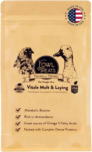 Refuerzo de rebaño fortificado naturalmente – Suplementos concentrados de proteínas y flora adecuados para gallinas y patos, ingredientes cultivados