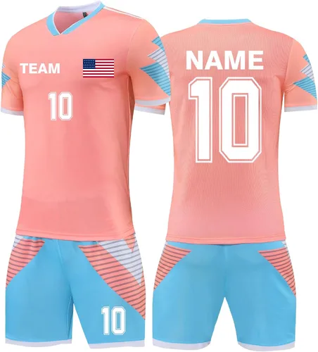Camisetas de fútbol personalizadas para hombres, mujeres, niños, camisetas de fútbol personalizadas, pantalones cortos, uniforme de fútbol juvenil,