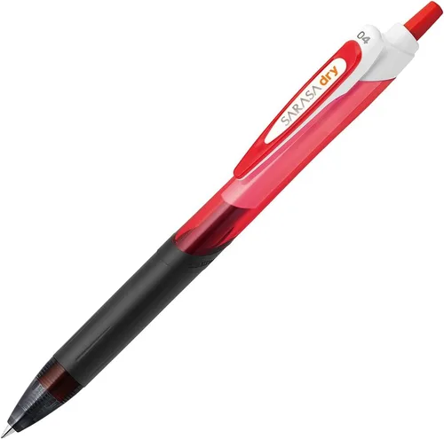 Miniatura 8 de Zebra Sarasa Dry B-JJS31-BK - Bolígrafo de gel, 0.4, negro, 10 piezas