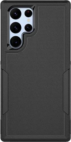 Miniatura 7 de Funda para Samsung Galaxy S22 Ultra: funda protectora de doble capa resistente para teléfono celular, a prueba de golpes, con protector de pantalla