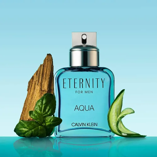 Miniatura 2 de Calvin Klein Eternity Aqua Eau De Toilette - Colonia Woody para hombre - Con notas de pepino, salvia y sándalo - Fragancia de larga duración