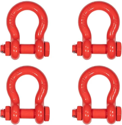 Miniatura 62 de Mytee Products - Grillete de anclaje forjado de 5/8" de acero al carbono con tornillo de aleación, 3.25 toneladas (6,500 libras) de capacidad de 20