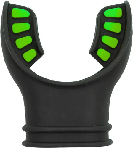Scuba Choice Ultra Black Silicone Mouthpiece with Regulator Tie – Comfortable, Durable, Compatible – Fits Most Regulators & Snorkels for Diving and