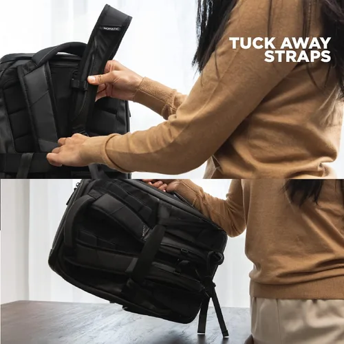 Miniatura 6 de NOMATIC Paquete de viaje - Bolsa para portátil resistente al agua - Mochila expandible lista para TSA, Negro, Mochilas de viaje