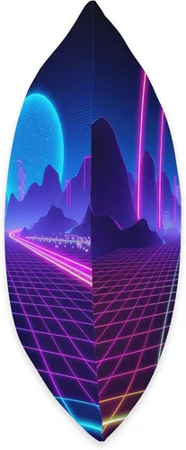 Miniatura 2 de Vaporwave - Almohada estética Synthwave Retrowave de los años 80 y 90