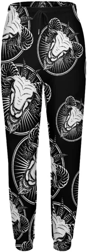 Miniatura 4 de Baphomet Head Womens Sweatpants High Waisted Jogger Pants Trousers with Pockets