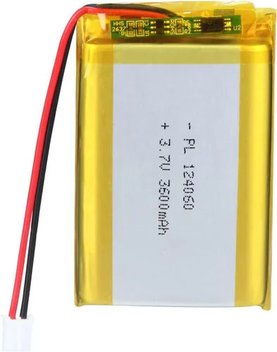 Miniatura 22 de 652030 Batería Lipo de 3.7V 350mAh 652030 Cargable Paquete de Batería de Polímero de Litio con Conector JST PH2.0mm para Dispositivo Electrónico