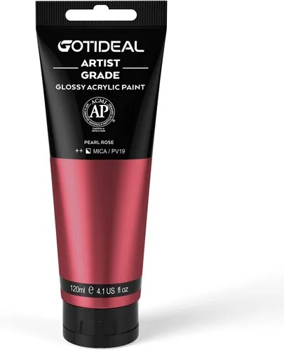 Miniatura 41 de GOTIDEAL - Pintura acrílica sienna tostado, tubos de 4.1 oz, no tóxicas, duradera, para pintor adulto o niño y para lienzo, madera, arcilla, tela