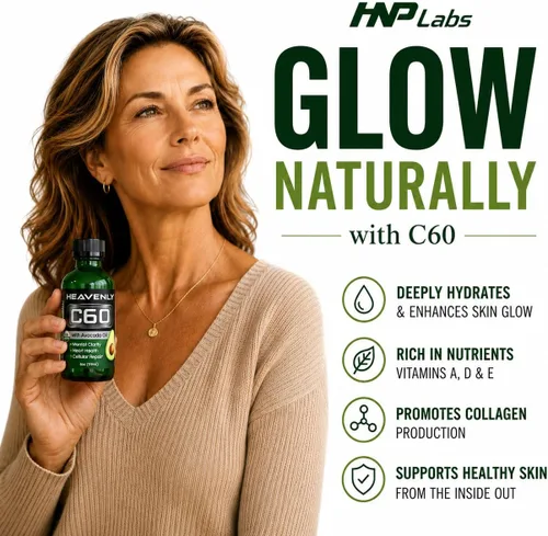 Miniatura 4 de HNP Labs C60 en aceite de aguacate orgánico – Carbono 60 antioxidante apoyo para energía, claridad mental y bienestar diario – 99.99% de fullerenos