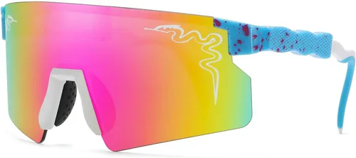 Miniatura 12 de Dos tamaños de gafas de sol para adultos y jóvenes, niños y niñas, UV400, para hombres y mujeres, para ciclismo, actividades al aire libre, Ka1