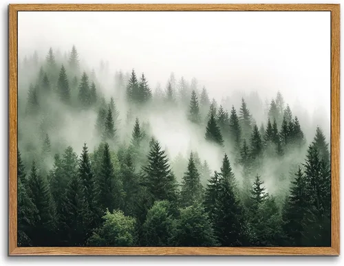 Miniatura 11 de AtterrirArt Bonito arte de pared enmarcado para guardería, 8 x 10 pulgadas, decoración de pared floral caprichosa, póster de impresiones en lienzo