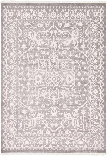 Miniatura 11 de Unique Loom Diseño tradicional clásico intrincado con detalles vintage envejecidos, alfombra de área, 3 pies 3 pulgadas x 5 pies 3 pulgadas, gris