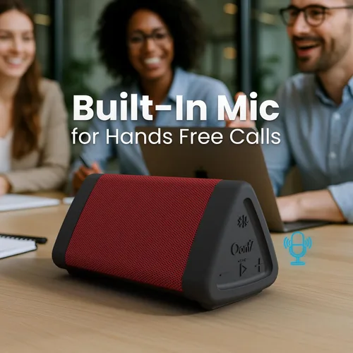 Miniatura 7 de Oontz - Altavoz Bluetooth portátil Angle 3 mejorado 5.0-10W de sonido, batería de 14 horas, rango inalámbrico de 100 pies, resistente al agua IPX5