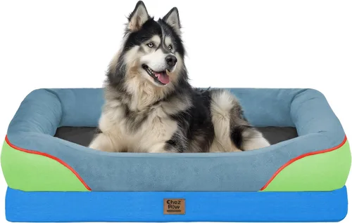 Miniatura 35 de Cama ortopédica grande lavable para perros, sofá XL para perros, cama de cuatro lados para perros, impermeable, antideslizante, para perros de gran
