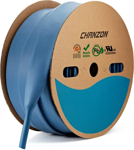 Miniatura 26 de Chanzon - Tubo termorretráctil de relación 3:1, 1-1/4" (30mm), grado marino, con revestimiento adhesivo impermeable, rollo de 4 pies