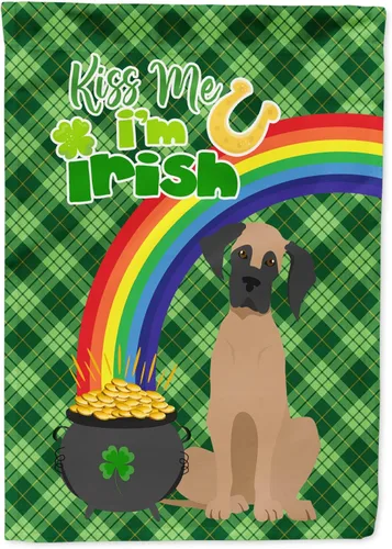 Miniatura 61 de Caroline's Treasures WDK4731GF - Bandera decorativa para jardín del día de San Patricio, color negro y tostado, Airedale Terrier, para jardín