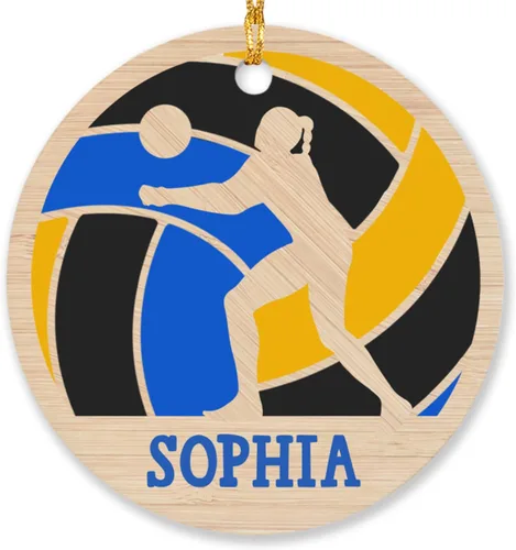 Miniatura 20 de Adorno de Navidad de balón de fútbol, adorno de fútbol personalizado con nombre, adorno de jugador de fútbol personalizado para árbol de Navidad