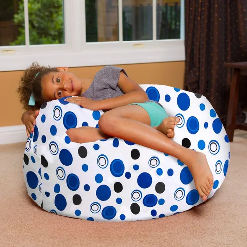 Miniatura 2 de Posh Creations - Sillón puff para niños, adolescentes y adultos, incluye funda extraíble y lavable a máquina, tamaño grande de 38 pulgadas, lona