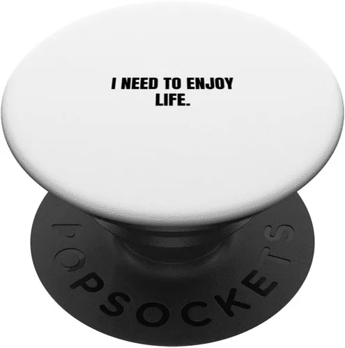 Miniatura 6 de I need to enjoy life. PopSockets MagSafe PopGrip for iPhone