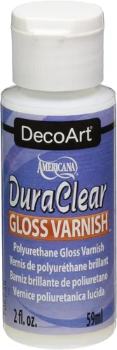 DecoArt DS19-3 Americana DuraClear Barnices de 2 onzas, brillo Azul brillante