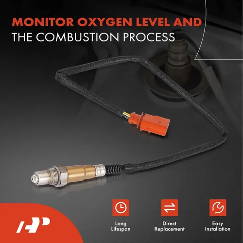 Miniatura 2 de A-Premium Sensor de oxígeno O2 compatible con Volkswagen Jetta 2015-2018, Beetle, Passat y Audi A8 Quattro 2011-2014, Upstream, Replace# 079906262R