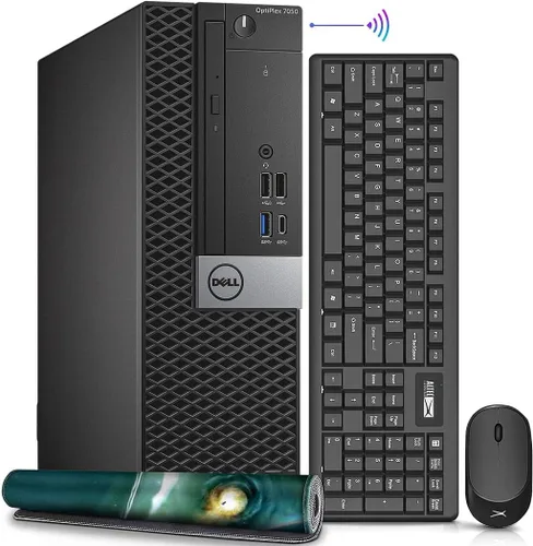 Dell Computadoras de escritorio OptiPlex 7050 PC, Intel Core i7-6700 3.4GHz, 16 GB Ram 512 GB M.2 NVMe SSD+2TB HDD, Intel AX200 WiFi 6 integrado,