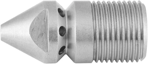 Miniatura 8 de Puntas de lavado a presión, rociador de chorro de drenaje multiángulo y turbina de limpieza de alcantarillado, acero inoxidable de 3/8 pulgadas