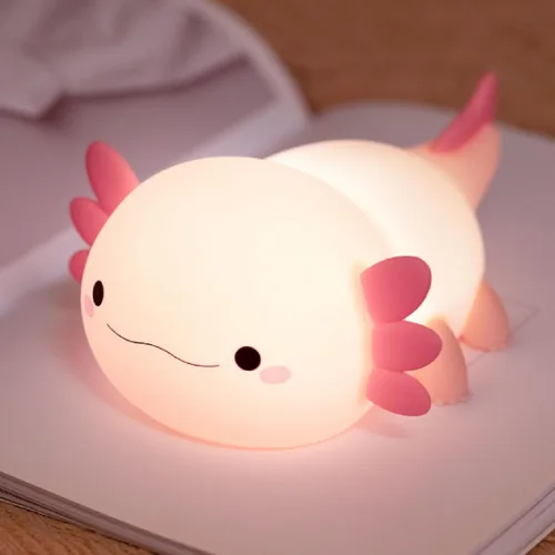 Miniatura 8 de Luz Nocturna de Pingüino para Niños, Linda Lámpara de Pingüino de Silicona para Guardería, Lámparas de Noche Regulables y Esponjosas al Toque